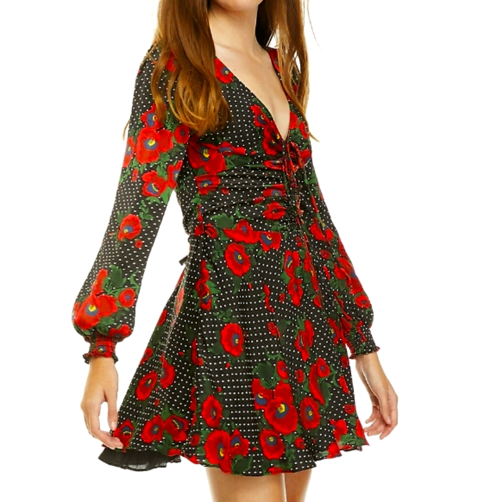 💕FREE PEOPLE MINI DRESS SIZE 6 💕 - Picture 1 of 7